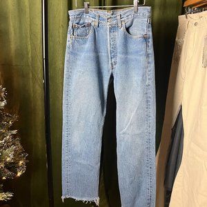 Levi's 501 Straight Leg Denim Jeans